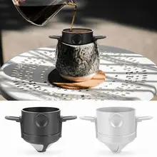 

Pour Over Coffee Dripper Paperless Coffee Filter Stainless Steel Foldable Portable Coffee Maker For Home Travel In Stock