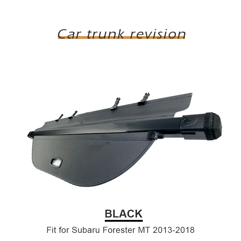 2013-2018 MT Black 1 компл. Автомобильный защитный экран тент задний багажник Грузовой чехол для Subaru Forester 2013- 2009-2012 авто аксессуары - Цвет: 2013-2018 MT Black