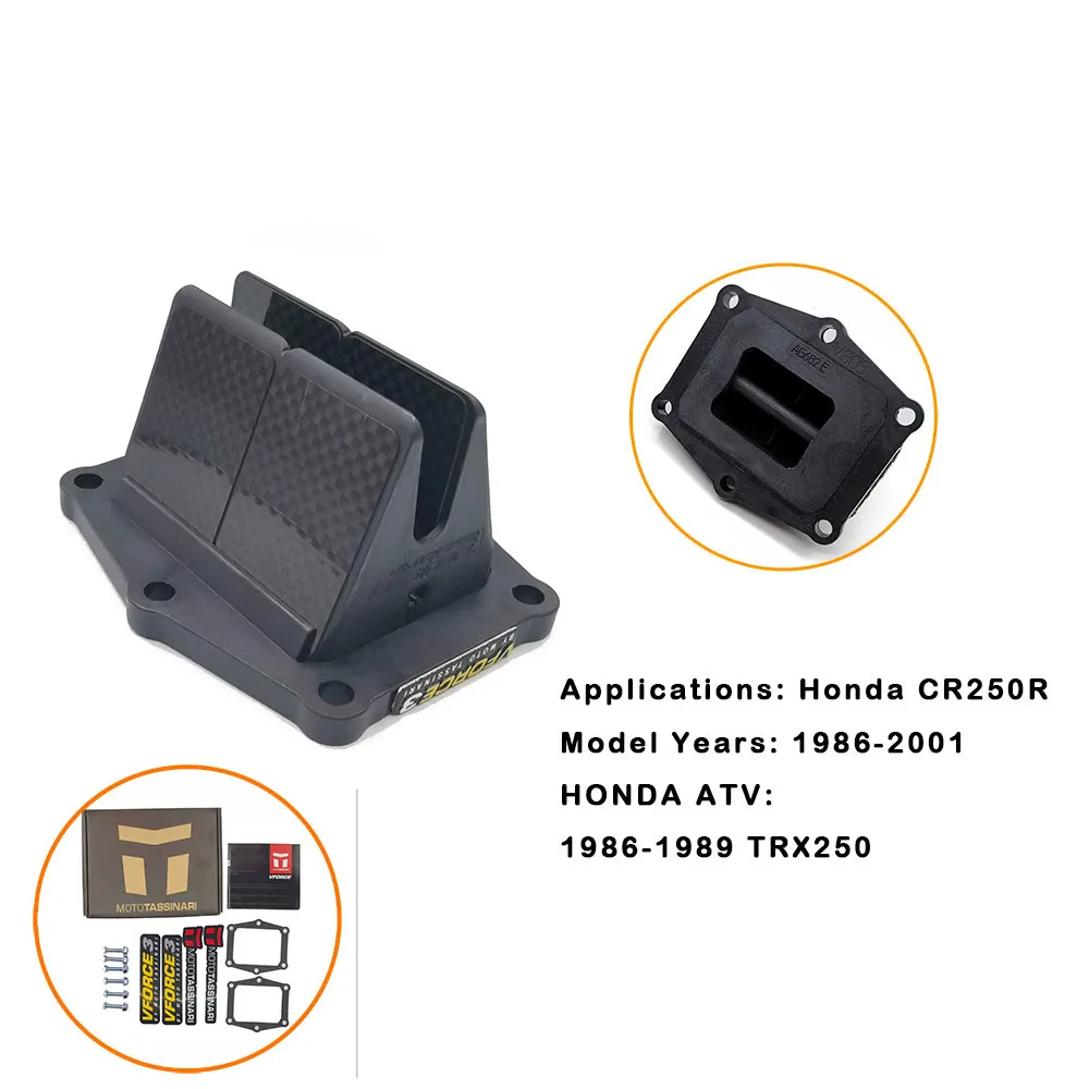 V305A Reed Valve Cage V Force3 Per Gas Gas 300 Quattrini M200 Honda Cr250R 86-01 Vforce Reeds Honda Atv Trx250 1986-1989 V-Froce