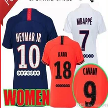 19 20 женские PSG женские футбольные майки домашние ICARDI MBAPPE DI MARIA VERRATTI THIRD SARABIA femmes футбольные рубашки