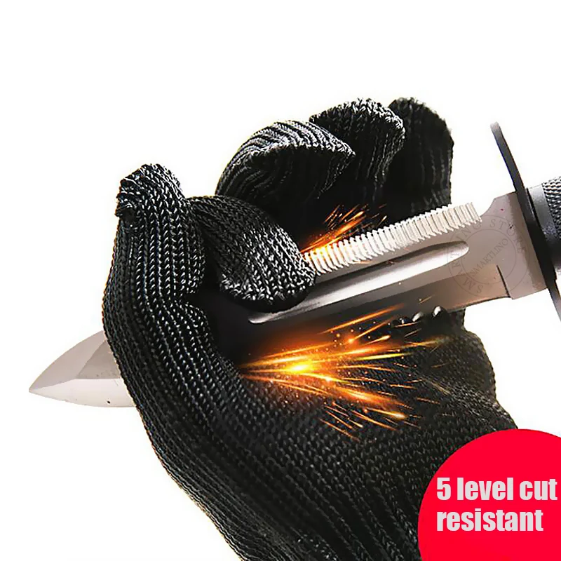 

Anti-cutting Stainless Steel Wire Safety Gloves Anti-slash Knife Cut Proof Wear-resistant Breathable Work Protective Gloves