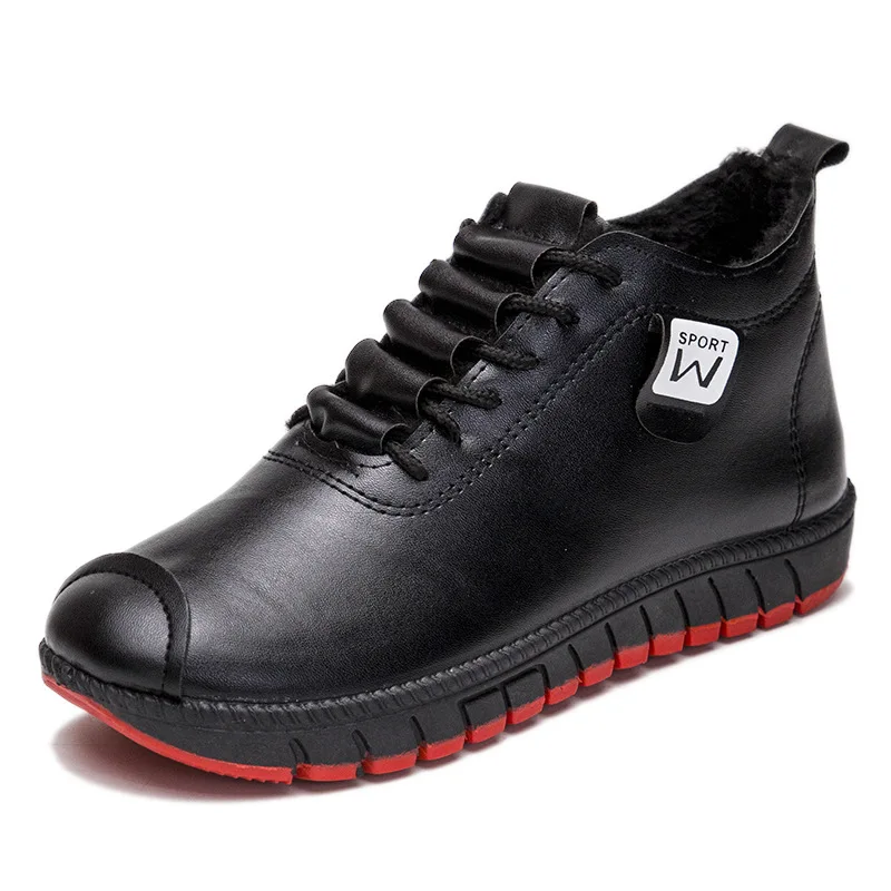 2021New Women Boots Fashion Waterproof Boots For Winter Women Flats Shoes Ankle Botas Mujer Warm Winter Boots Female Footwear