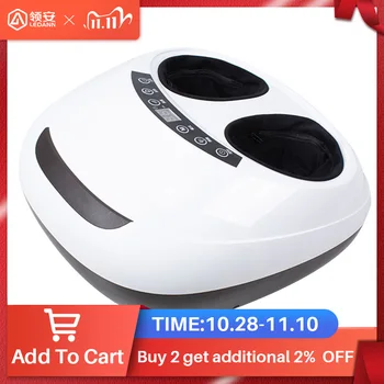 

Ledann Electric Foot Massager Shiatsu Kneading Air Compression Infrared Heating Therapy Health Care Device Give Parents Gifts