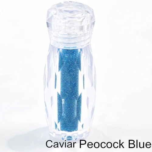 1 бутылка кристалл гравий многоцветный Мини Пикси Стразы не горячей фиксации Стразы Икра Блеск для украшения ногтей B3828 - Цвет: Peacock Blue