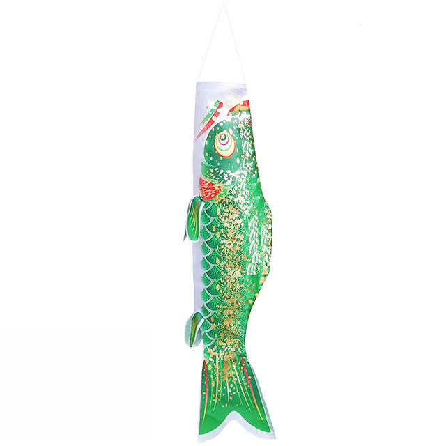 40/50/70cm Japanese Carp Windsock Streamer Fish Flag Kite Cartoon Fish Colorful Windsock Carp Wind Sock Flag Koinobori Gift 2
