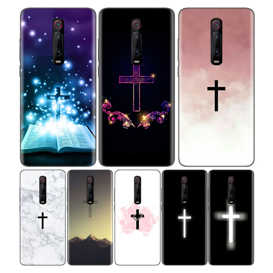 Черный мягкий силиконовый чехол-сумка для Xiaomi mi 9T CC9 Red mi 4 4X5 6 6A 7 7A Note Plus K20 Pro F1 Tampa Fall Jesus Christ Chr