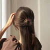 Pinza de cristal para pelo de cola de caballo para mujer, hebilla para el pelo, Nido de Pájaro, accesorios para el cabello, coleta ► Foto 3/6