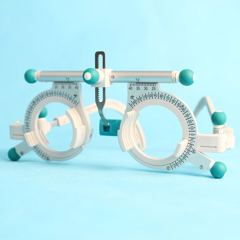 266 optische metalen randglazen, optometrie-testglazen, optometrie
