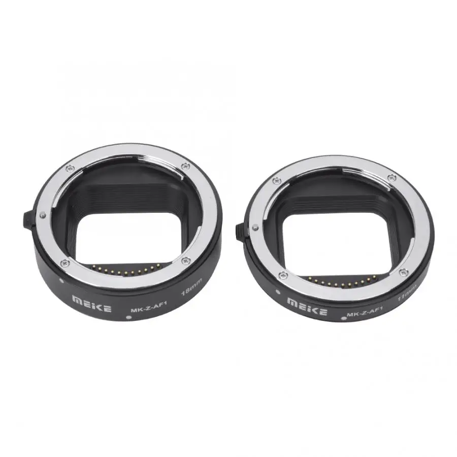 MEIKE MK-Z-AF1 Макро Удлинитель с автофокусом переходное кольцо 11 мм 18 мм для Nikon Z Mount Z6 Z7 беззеркальная камера