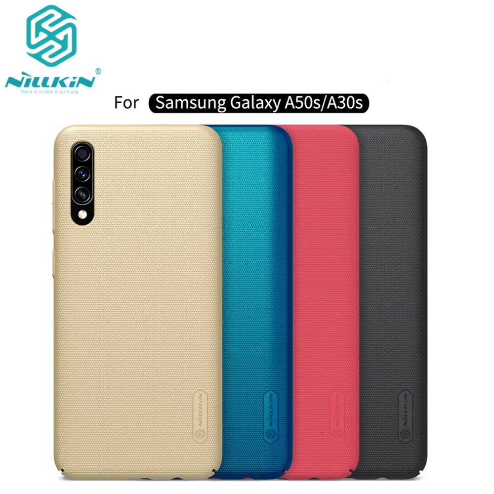 10 шт./лот оптовая продажа суперматовый чехол Nillkin для Samsung Galaxy A50S жесткий