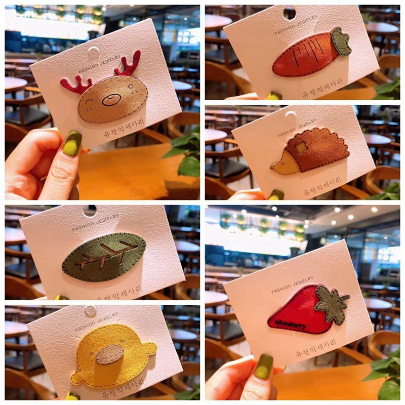 1 шт. милые заколки для волос для девочек с мультяшным фруктовым дизайном детские заколки для волос принцессы аксессуары для волос