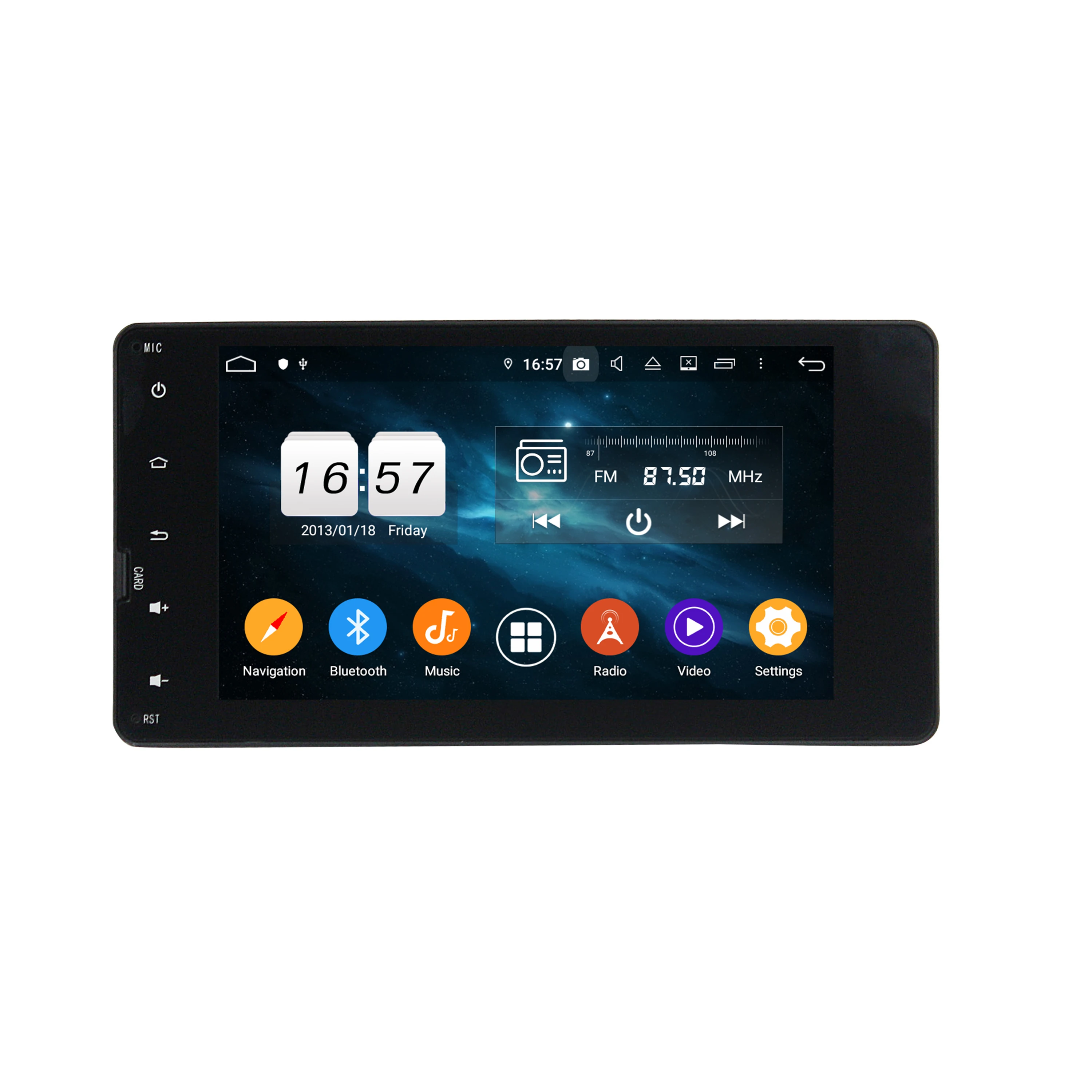 

7" Android 12 Car Radio 8 Core 4+64G For MITSUBISHI Outlander 2013-2018 DVD Stereo Audio DSP Multimedia Player PX5 Deckless