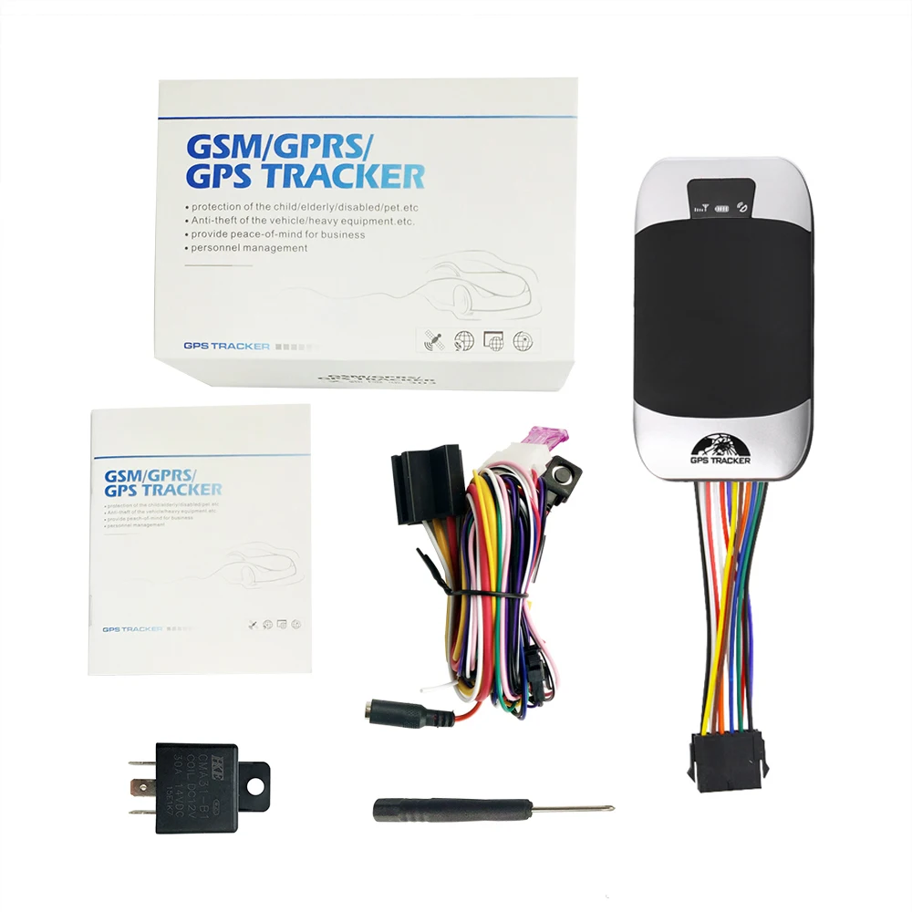 Gps 303F gps GSM GPRS Автомобильный трекер мотоцикл отслеживающее устройство водонепроницаемый TK303F локатор поддержка гео-забор SOS оповещение голосовой монитор - Цвет: with box