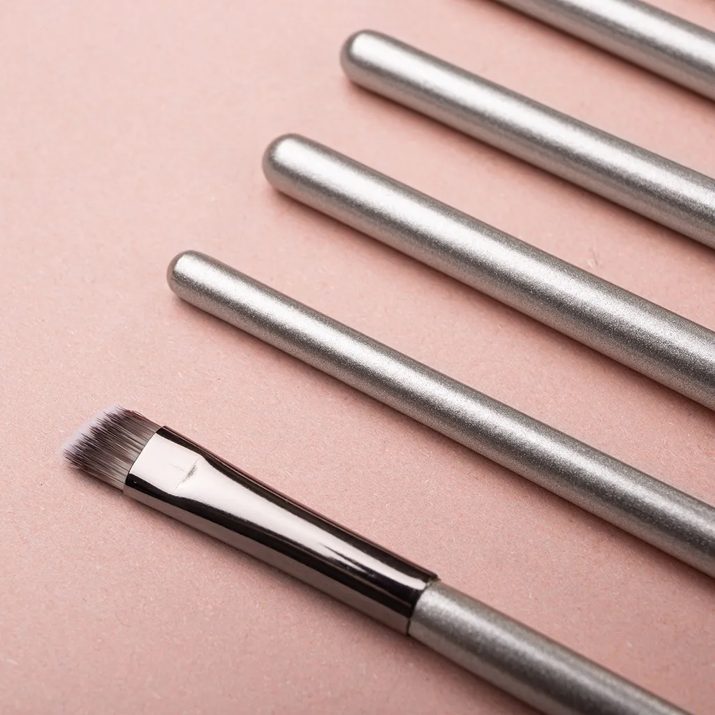 ISHOWTIENDA Мода 12 шт. Деревянная ручка кисти для макияжа brochas maquillaje Пудра основа пудра краска brochas набор кистей для макияжа