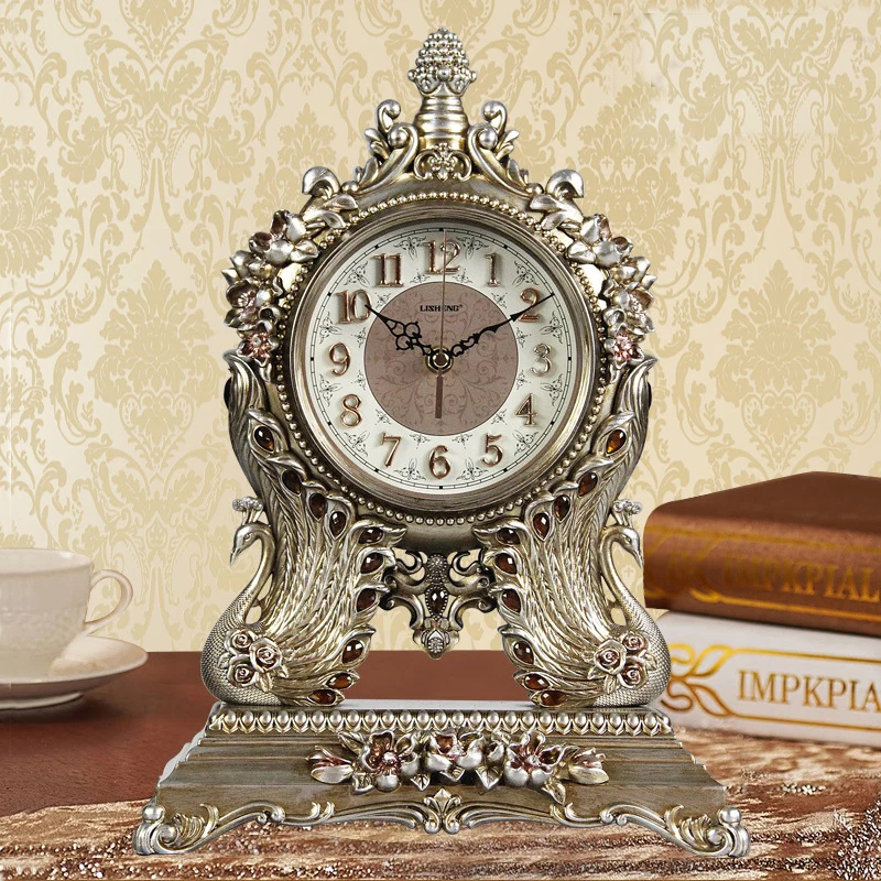 Reloj de mesa vintage, reloj de escritorio, para sala de estar, reloj de  péndulo de escritorio, adornos de mesa, reloj de mesa para el hogar, – Yaxa  Colombia