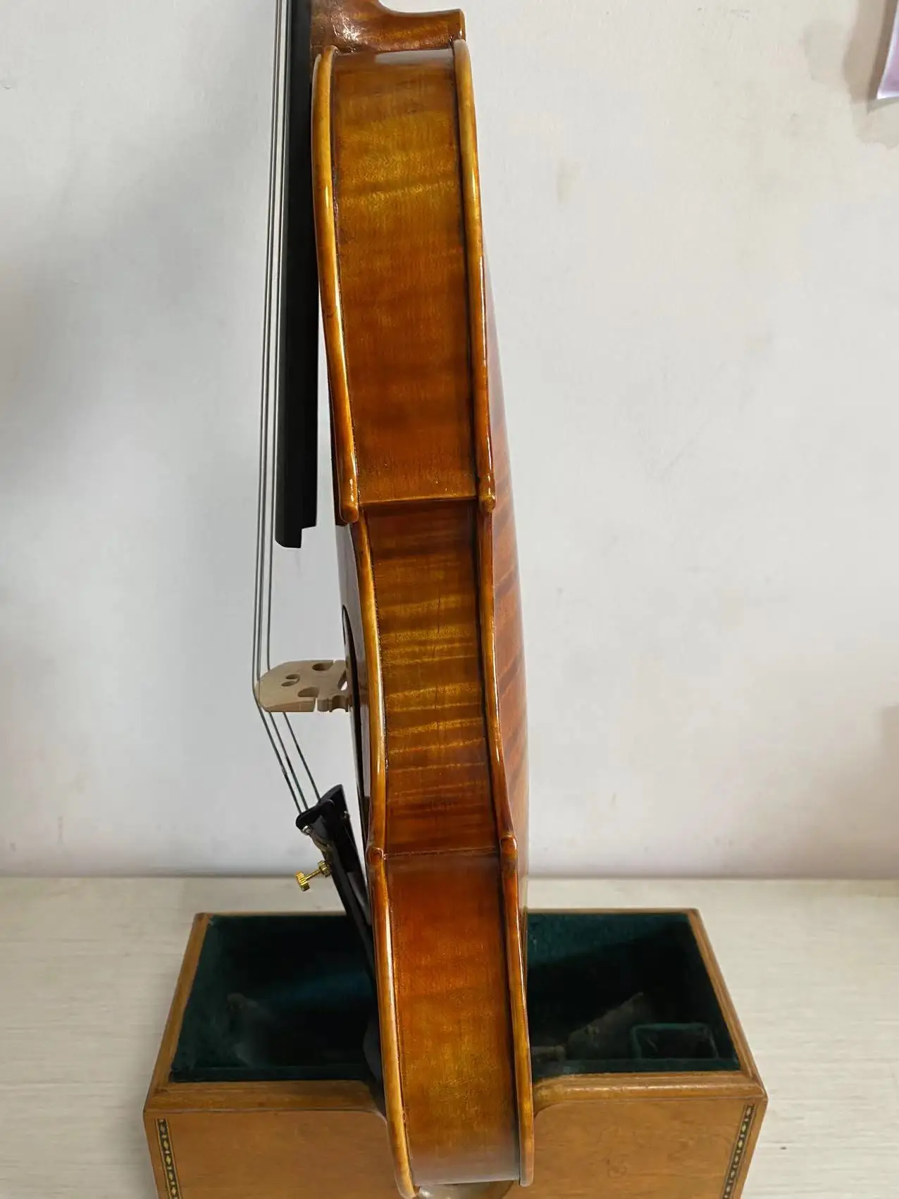 Master 4/4 Violin Guarneri model 1PC flamed maple back spruce top