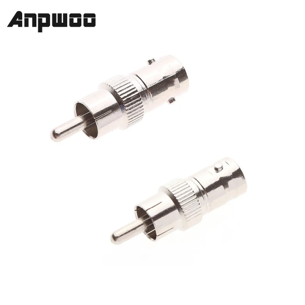 ANPWOO 10 шт. оптовая продажа штекер BNC на RCA Женский коаксиальный кабель разъем