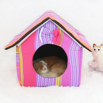 

Doghouse Winter Pet Supplies Chihuahua House Pethouse Hot Selling Small Pet Cathouse Warm Tent Dog House