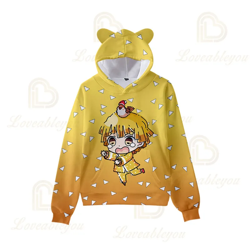 

Children Hoodie Sweatshirt Game Anime Kawaii Cute Cat Ears 3D Cartoon Cosplay Costume Boys Girls Hoodie Sweatshirts
