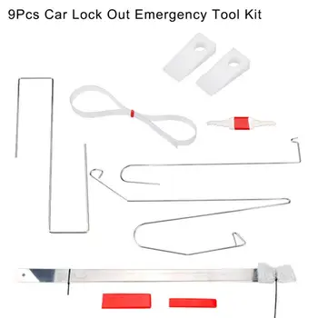 

9PCS/Set Car Lock Out Emergency Tools Special Car Repair Tools Car Door Maintenance Tools