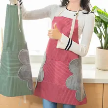 Кухонный домашний кухонный водонепроницаемый маслонепроницаемый женский фартук в полоску без рукавов стираемый фартук для рук парикмахерский фартук для парикмахера#11