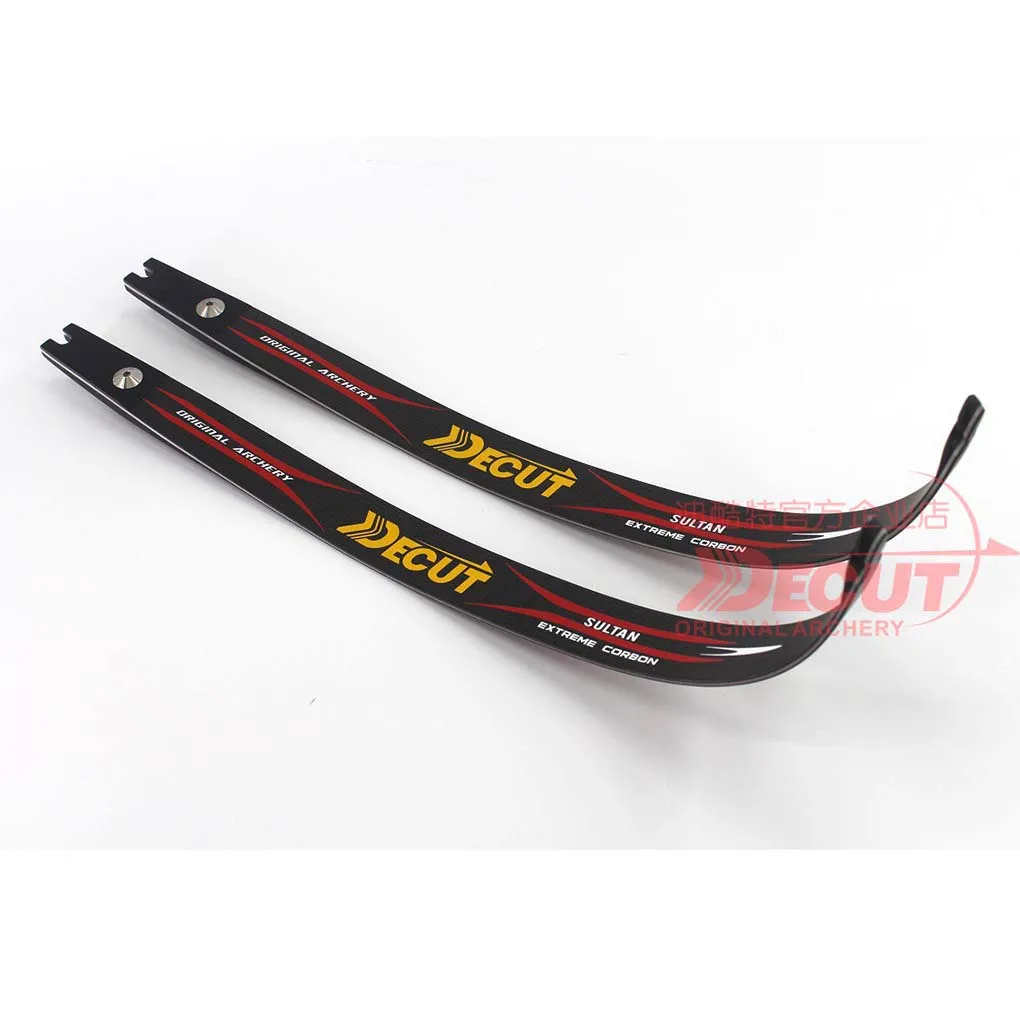 

Decut SULTAN Carbon and Maple Limbs ILF Universal game competitive Recurve Bow LImbs For 68 inches Recurve Bow 28-42lbs