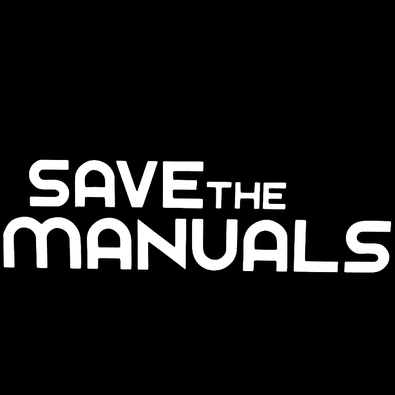 16*4.7cm Save the manuals speed drift car truck window vinyl sticker decal Be Different Car Sticker Decor Decals | Автомобили и