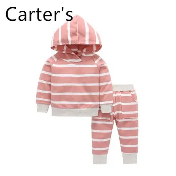 

Carter's Erkek Bebek Giyim Infant Clothing Newborn Boy Clothes Meisjes Kleding Two-piece sports children's suit Baby Clothes Set