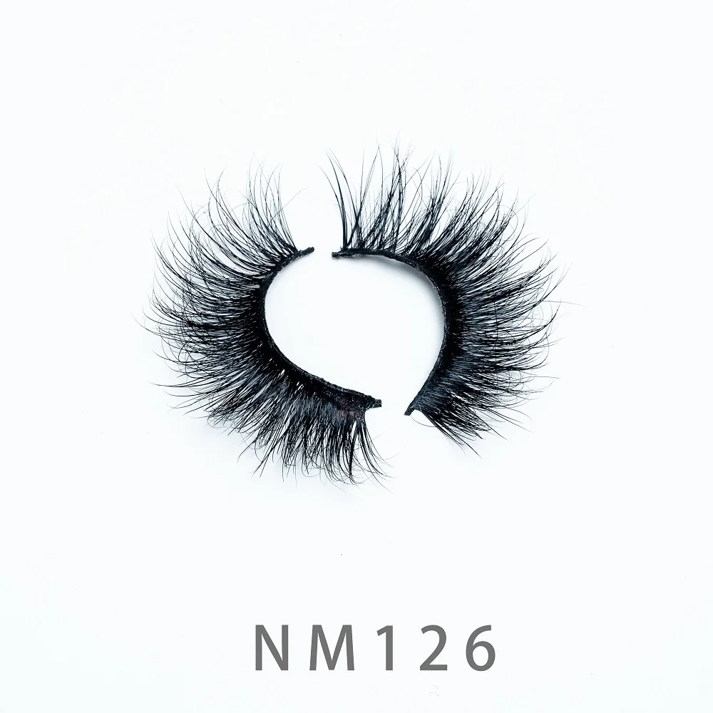 

20mm 5D NM126 Makeup Mink Eyelashes 100% Cruelty Free Handmade 3D Full Strip Lashes Soft False Eyelashes Extension Makeup Tools