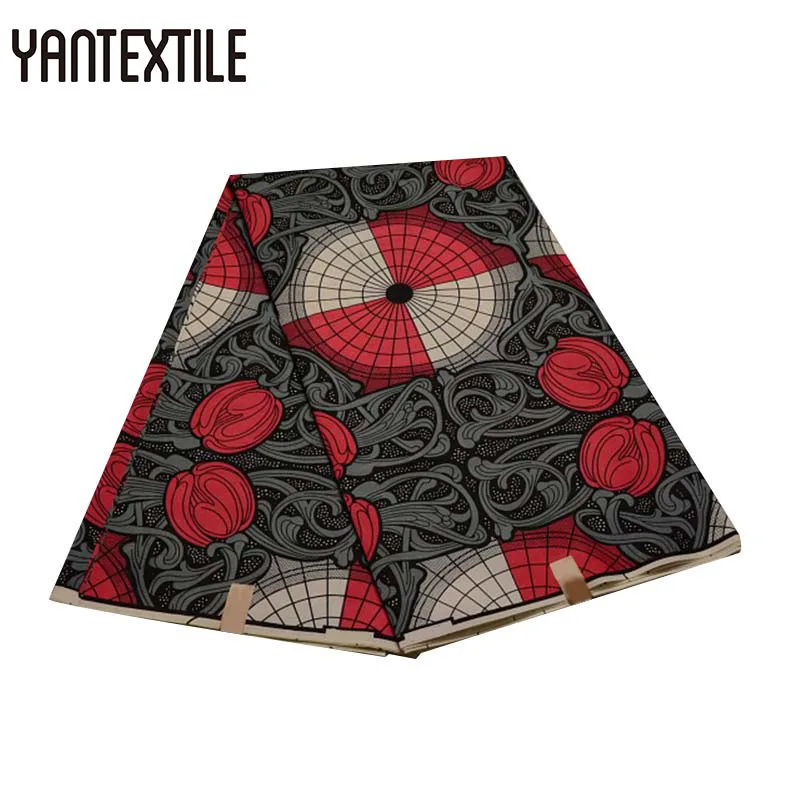 YANTEXTILE новая Анкара ткань Африканский Голландский Воск Принт Tissu Africain 3 ярдов настоящий воск Африканский батик ткань для свадебного платья