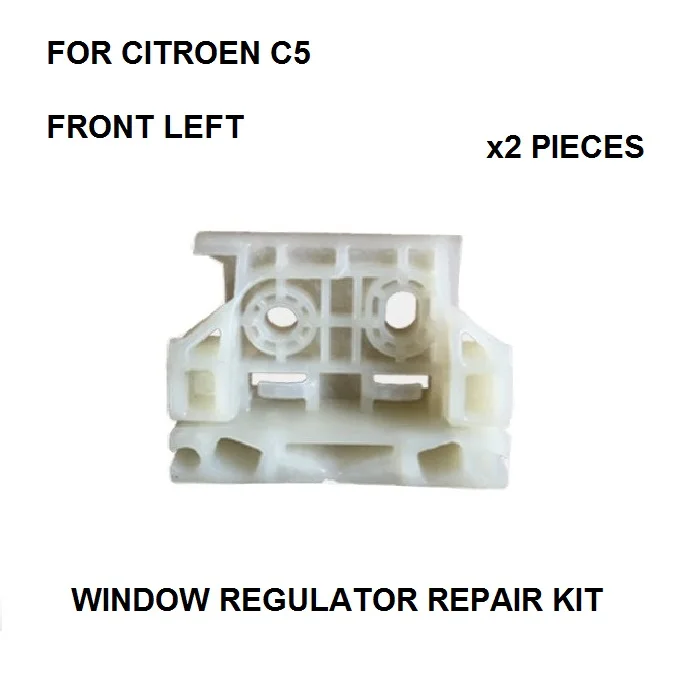 X2 Pieces Car Window Parts For Citroen C5 Window Regulator Repair Kit Front Left Side Onwards