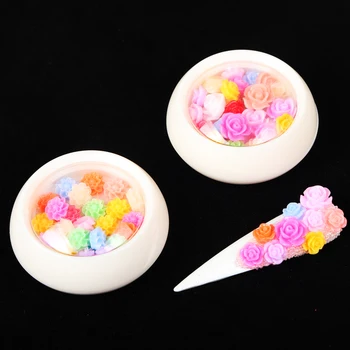 

2pcs Mixed 3D Nail Rhinestones Rose Jewelry Diverse DIY Gems Charming Crystal Nail Art Decorations Gel Charms DIY Accessories