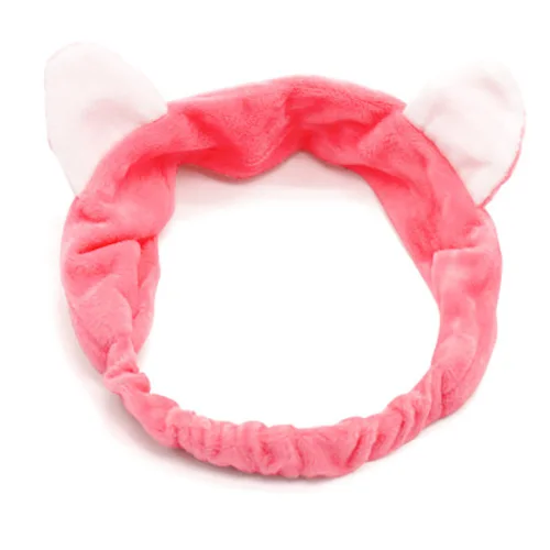 

Women Headband Autumn Cute Cat Ear Soft Hair Band Wrap Bath Wash Spa Make Up Tool Durable Girls Hair Accessories