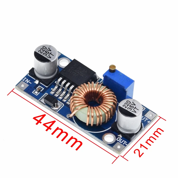 XL4005 DSN5000 Beyond LM2596 DC-DC Регулируемый понижающий модуль питания 5А большой ток большая