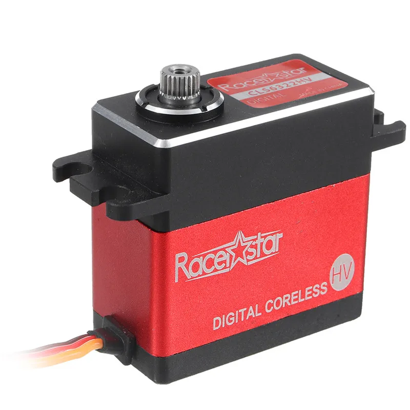 

Racerstar CLS6322HV 120° 21KG Coreless Digital Servo For 600/650/700 Swashplate RC Helicopter Airplane Car