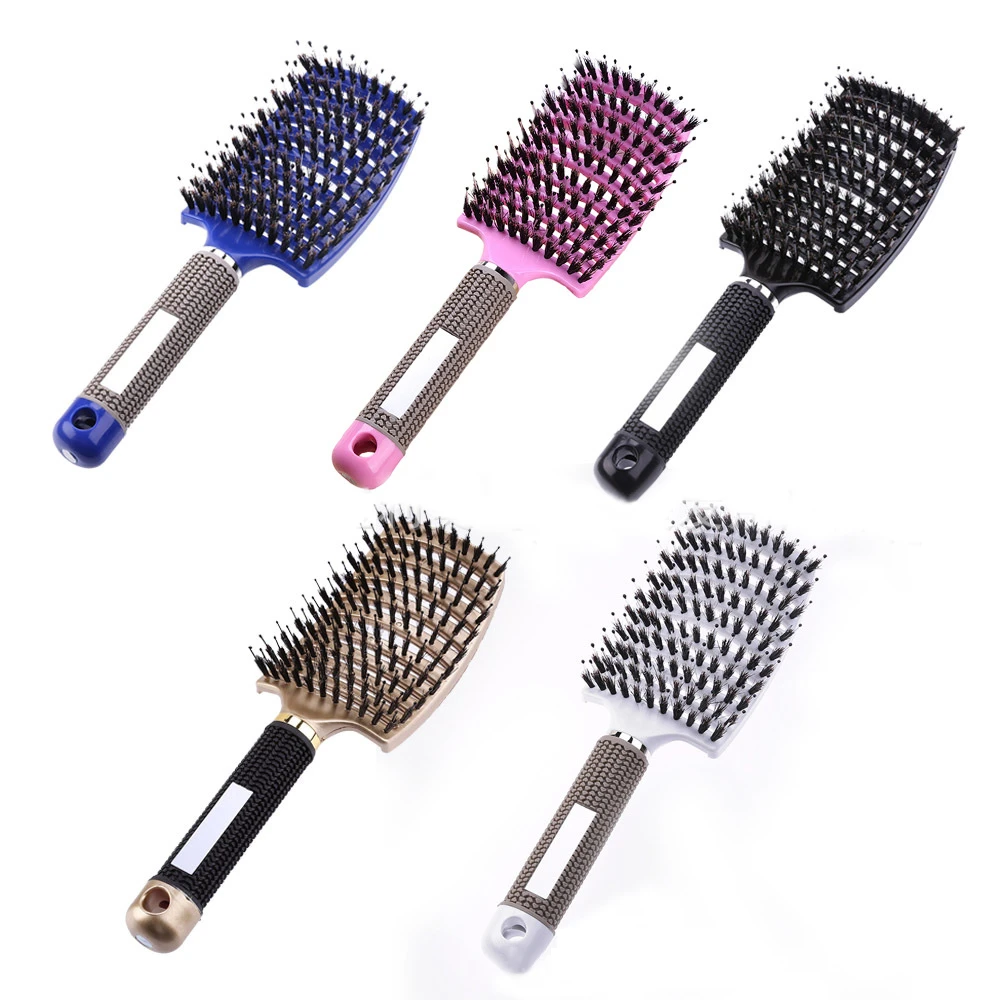 Detangling Nylon Brush, Women Hair Scalp Massage Comb Wet Detangle Hair ontwarrende nylon borstel|Combs| - AliExpress