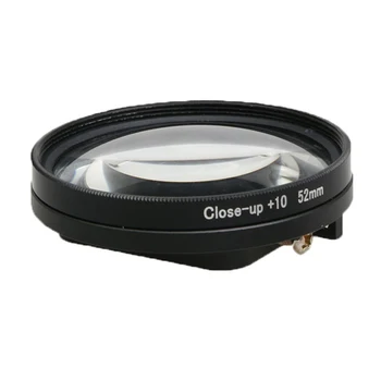 

Easy To Use Convex Mirror Spotlight Black Magnifier Macro Camera Accessories Easy To Install Close Up Lens Lightweight For GoPro