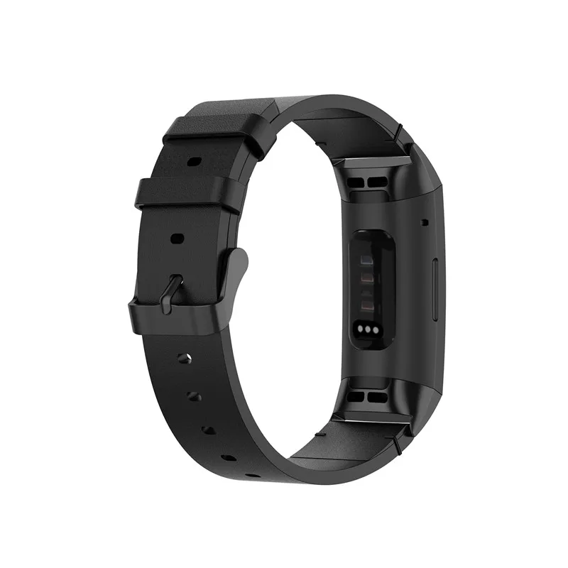 Leather Strap For Fitbit Charge 4 Replacement Bracelet For Fitbit Charge 3 Band Steel Buckle Belt for Fit bit Charge 3 SE Leather Strap For Fitbit Charge 4 Replacement Bracelet For Fitbit Charge 3 Band Steel Buckle Belt for Fit bit Charge 3 SE