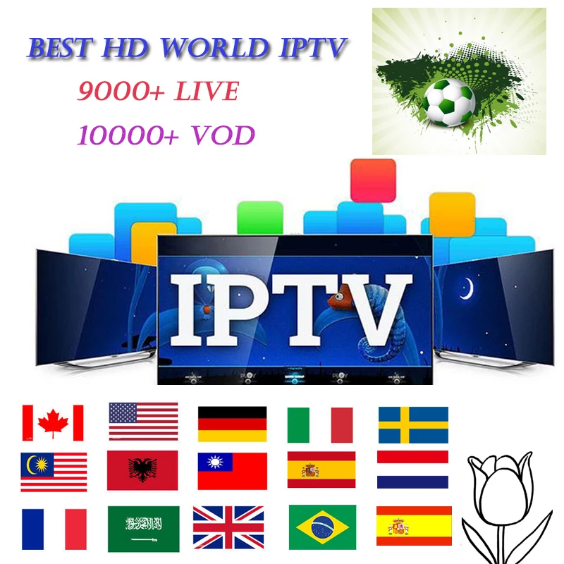 Suscripcion Испания IP tv арабский французский Великобритания европа италия 12 месяцев M3U Enigma2 для IP tv M3U для Android коробка Smart tv PC Android коробка