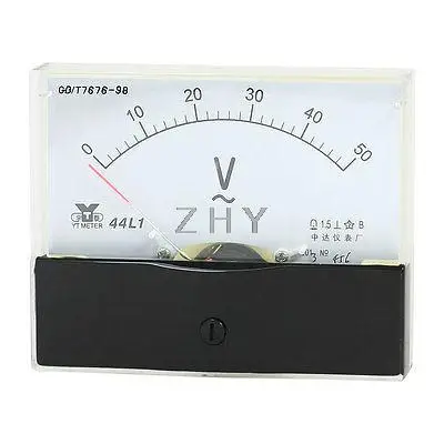 

Measurement Tool Analog Panel Voltmeter AC 0 - 50V Measuring Range