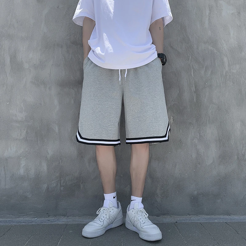 Pantalones cortos de Crossfit para hombre, Shorts de poliéster transpirables para correr, entrenamiento de baloncesto, ropa informal de retazos, novedad de verano|Pantalones cortos| - AliExpress