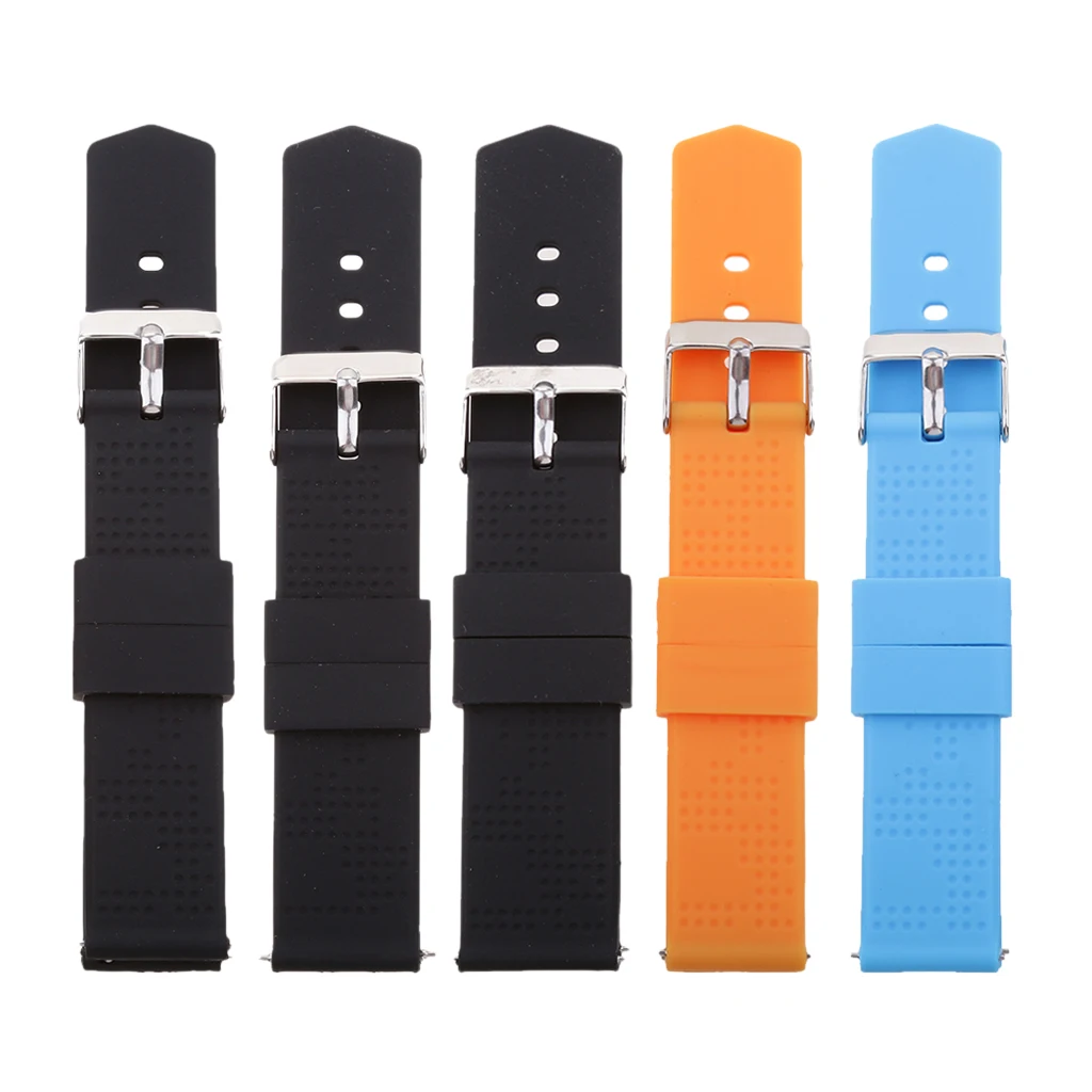 

Silicone Replacement Repair Beaded Wrist Band Strap Bracelet for Smart Watch