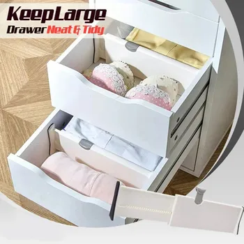 

Drawer Organizer Adjustable Expandable White Drawer Dividers For Clothes Socks Drawer divider