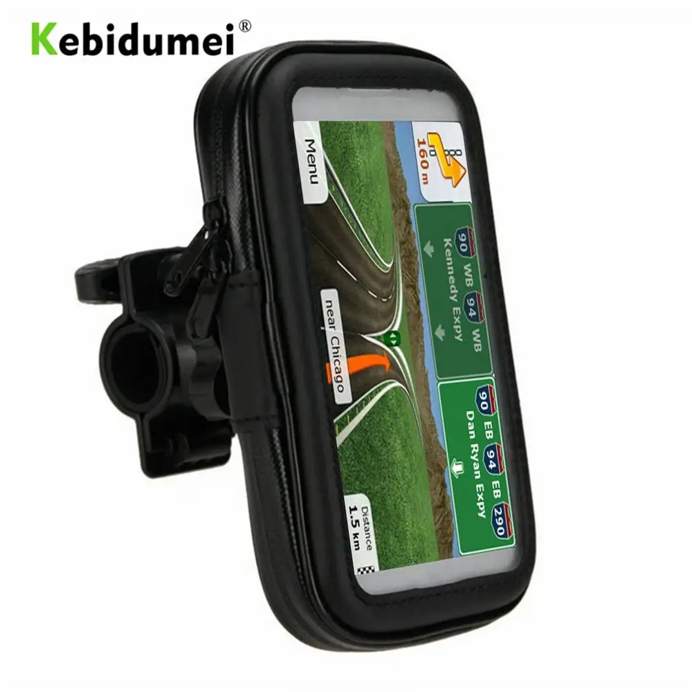 Kebidumei водонепроницаемый держатель для телефона на мотоцикл сумка крепления