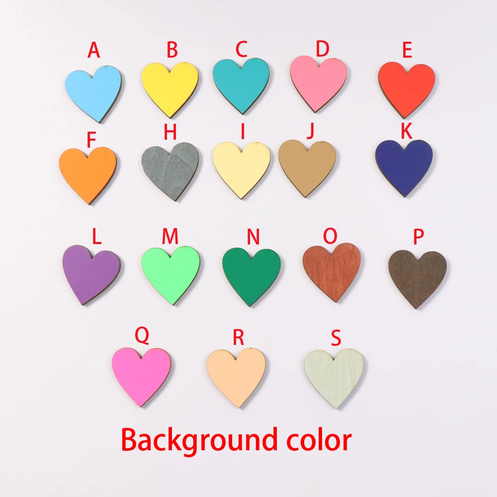 Customized Personalized Multi-Colors Rustic Drop Top Wooden Wedding Guest Book Frame & custom Hearts & 100Pcs Hand-Writing herat (2)