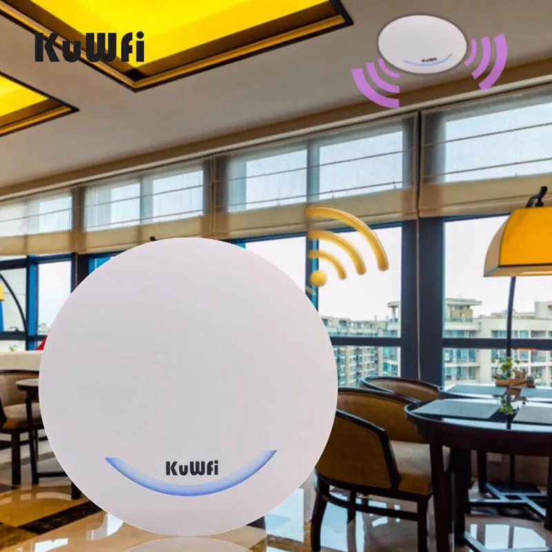 Kuwfi 1200mbps roteador wi-fi montagem no teto