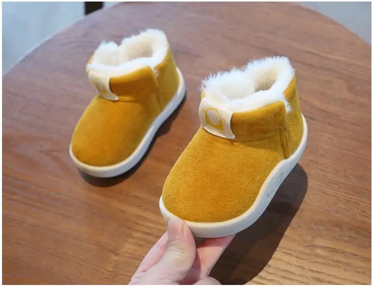 infantil da criança botas de neve quente