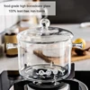 TEENRA Household Transparent Glass Soup Pot Kitchen Heat-resistant Porridge Pot Home Glass Bowl Kitchen Cooking Tools ► Photo 3/6