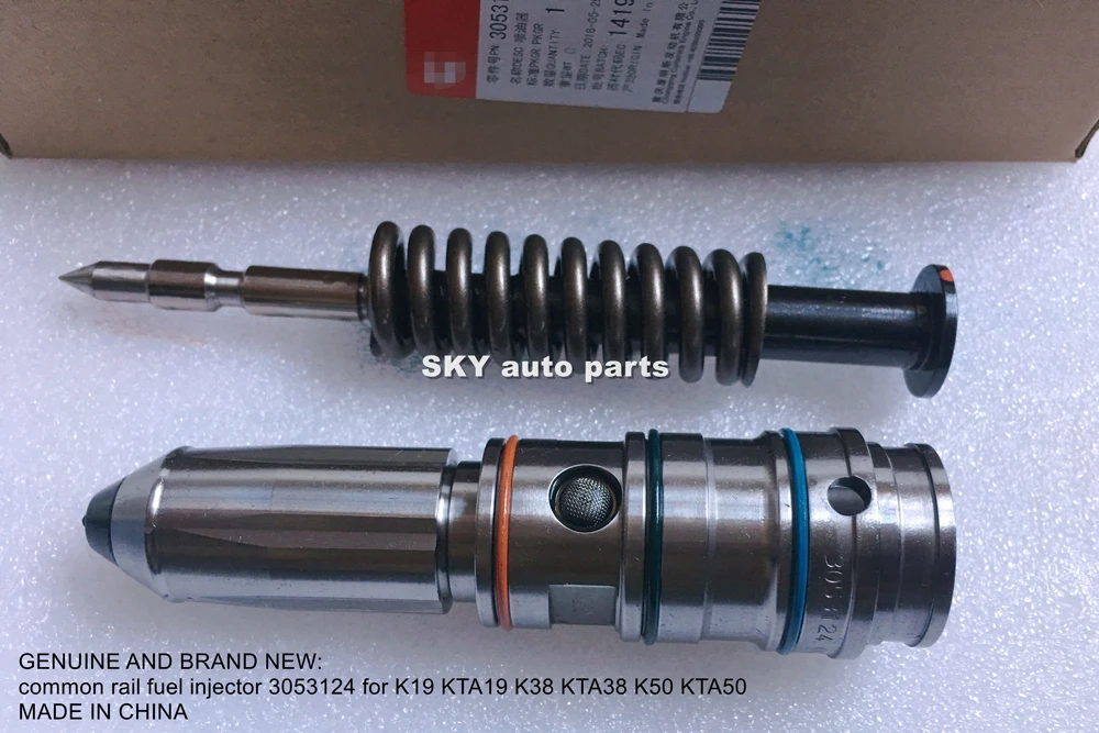 Подлинная и абсолютно новая: топливная форсунка common rail 3053124 для K19 KTA19 K38 KTA38 K50 KTA50