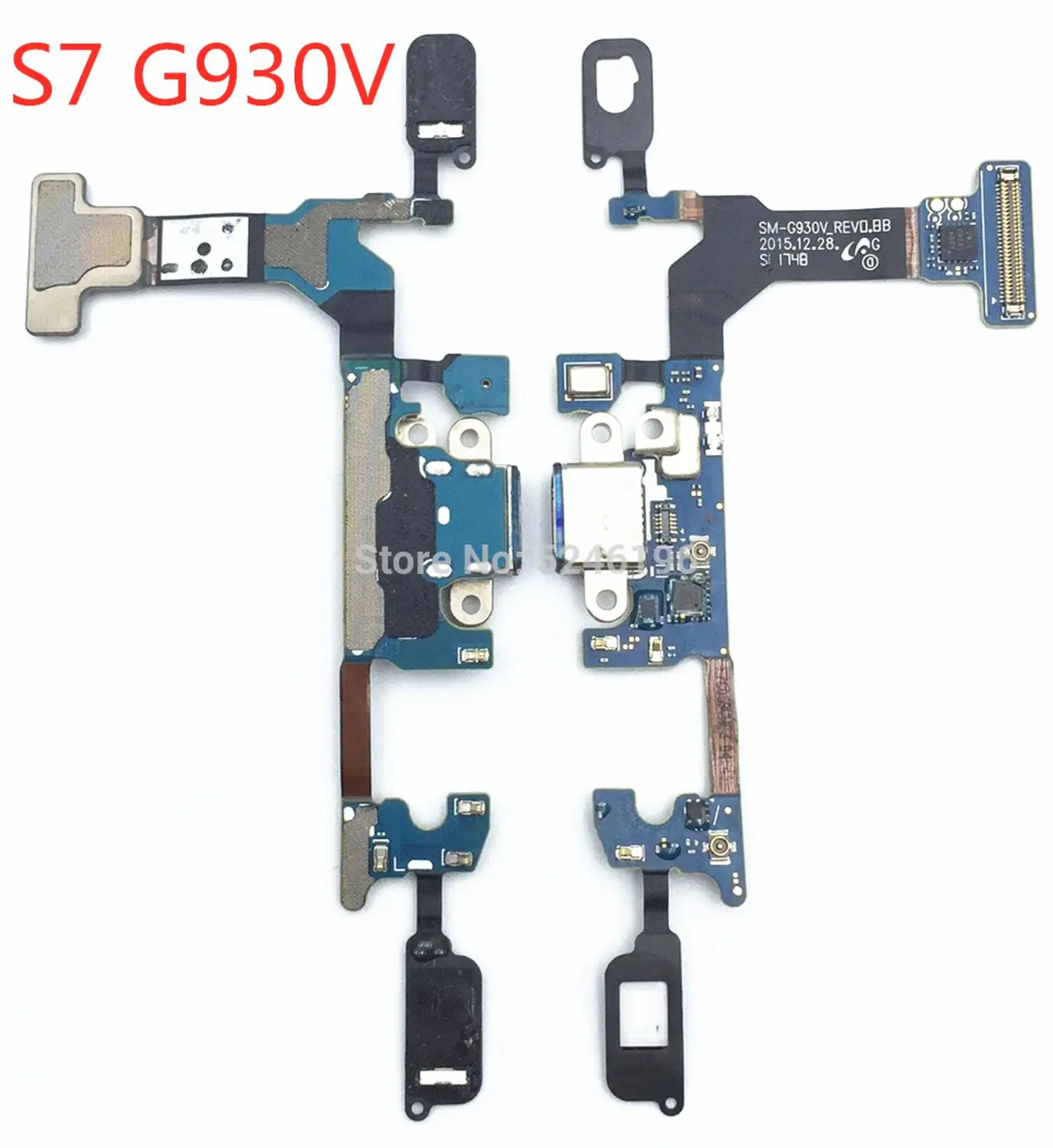 1 шт. USB зарядное устройство Порт док мини микро разъем гибкий кабель для Samsung Galaxy S7
